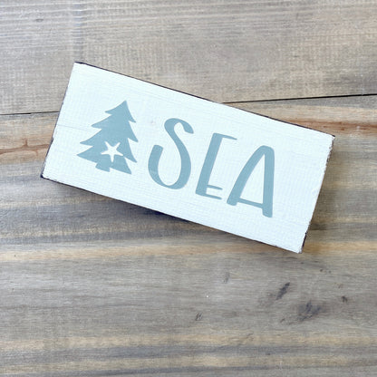 Sea Christmas Sign