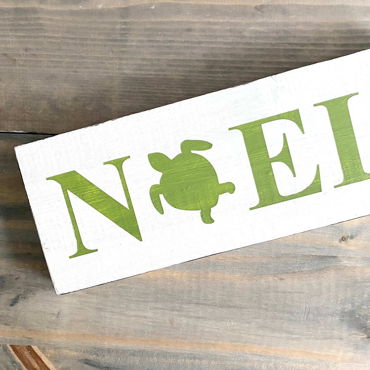 Noel Sea Turtle Sign