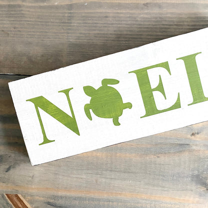 Noel Sea Turtle Sign