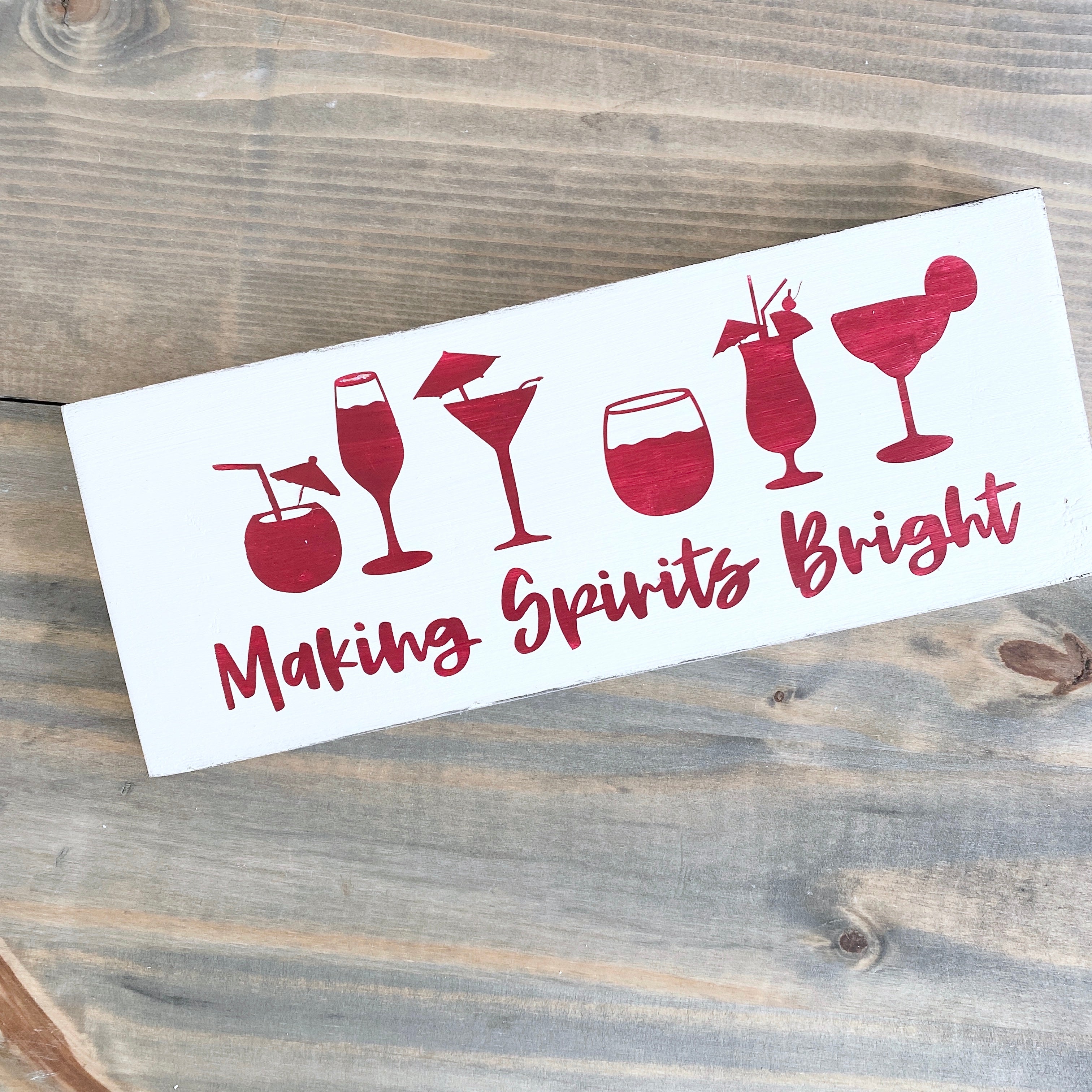 Making spirits bright sign
