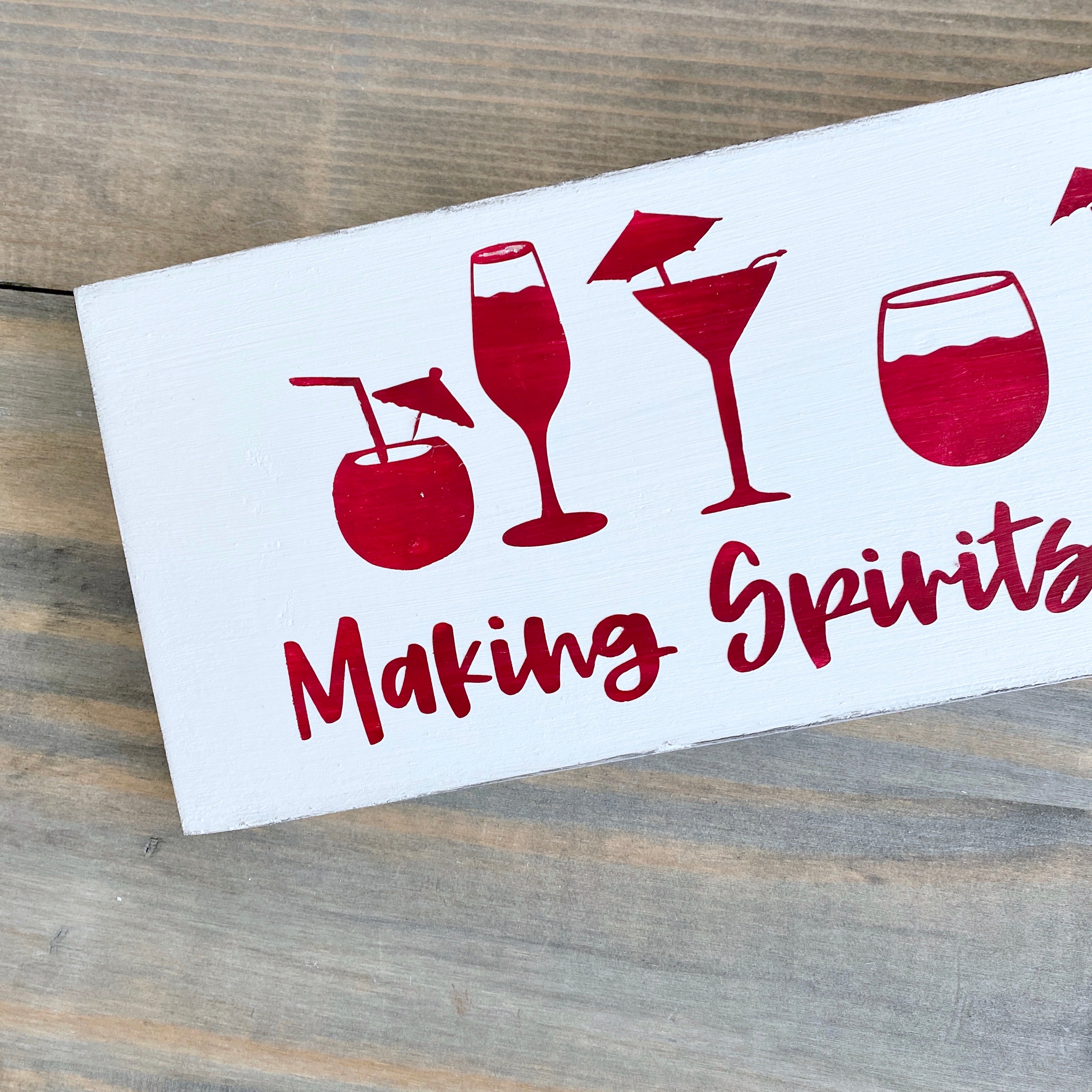 Making spirits bright sign