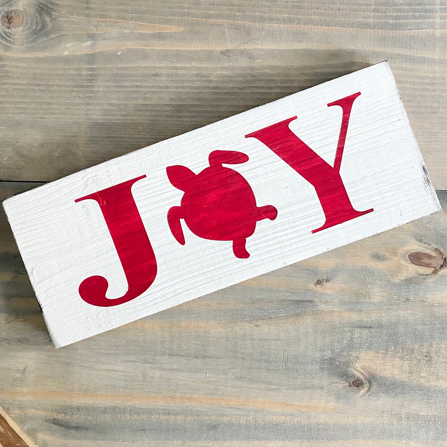 Joy Sea Turtle Sign