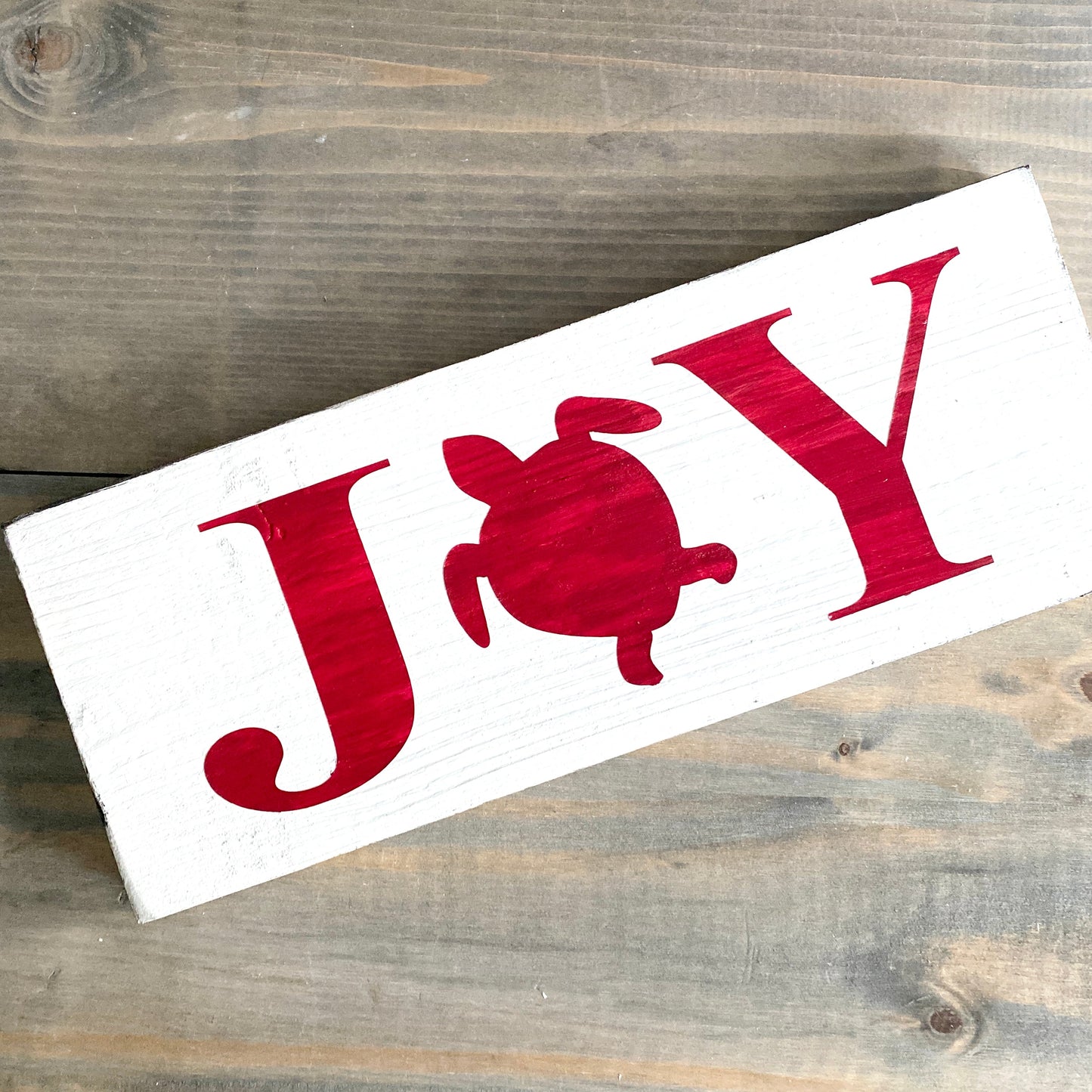 Joy Sea Turtle Sign