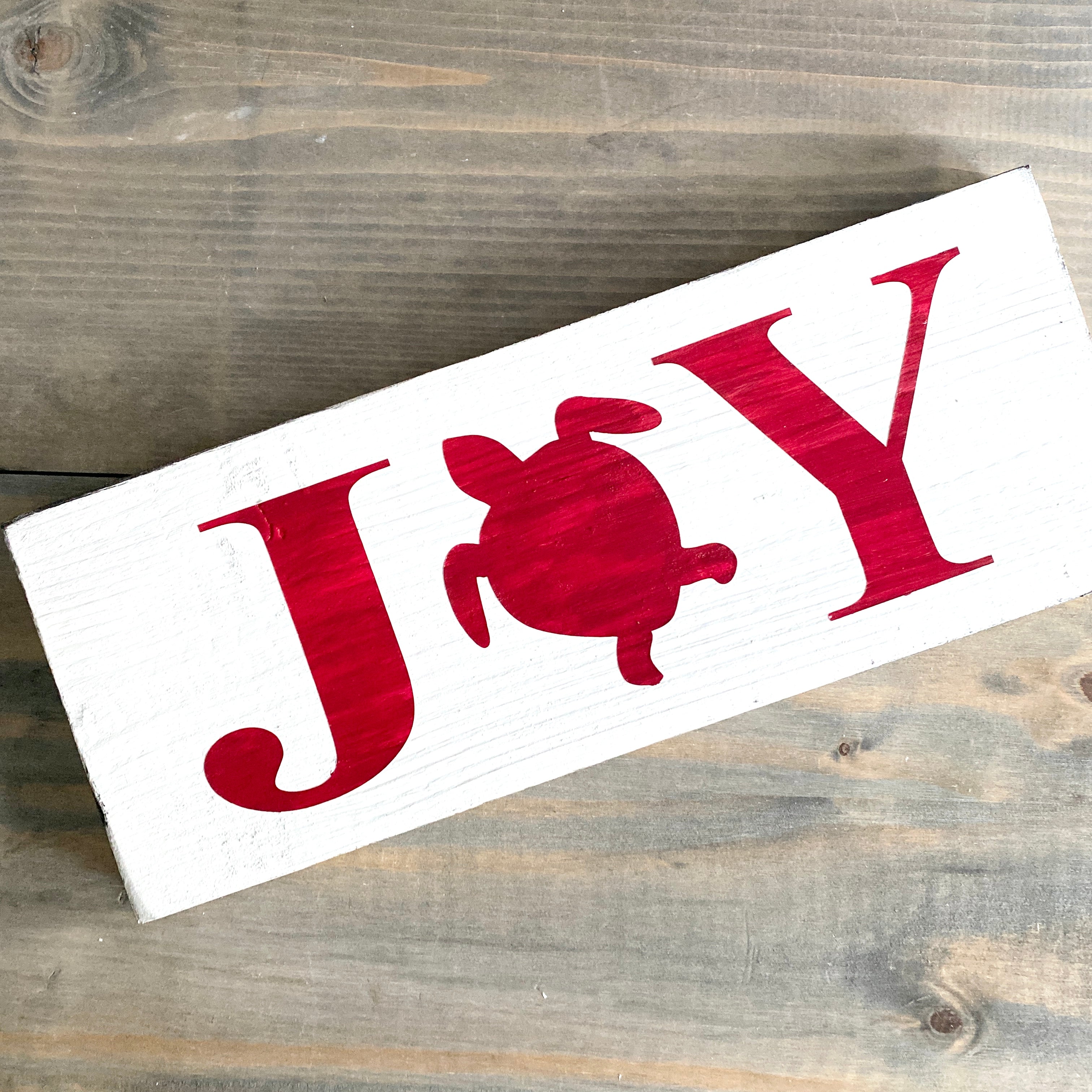 Joy Sea Turtle Sign