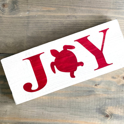 Joy Sea Turtle Sign