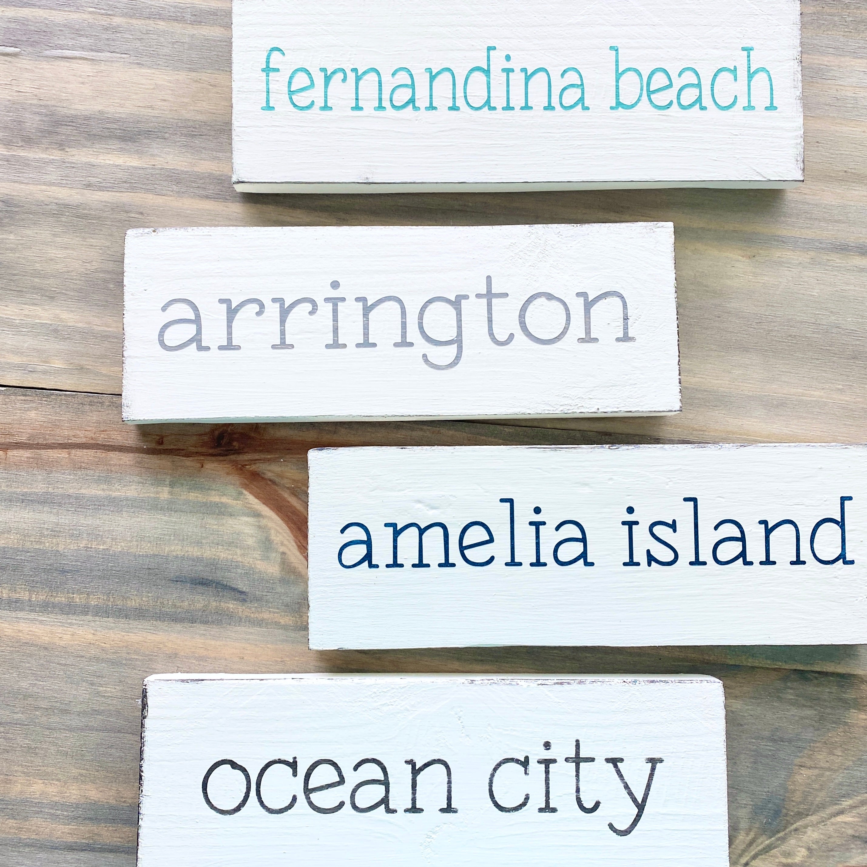 Small Location Word Sign