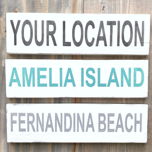 Large Location Word Sign