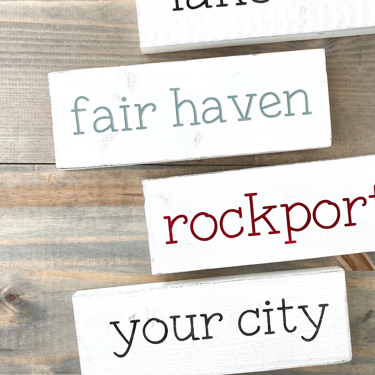 Small Location Word Sign