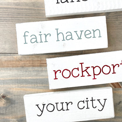 Small Location Word Sign