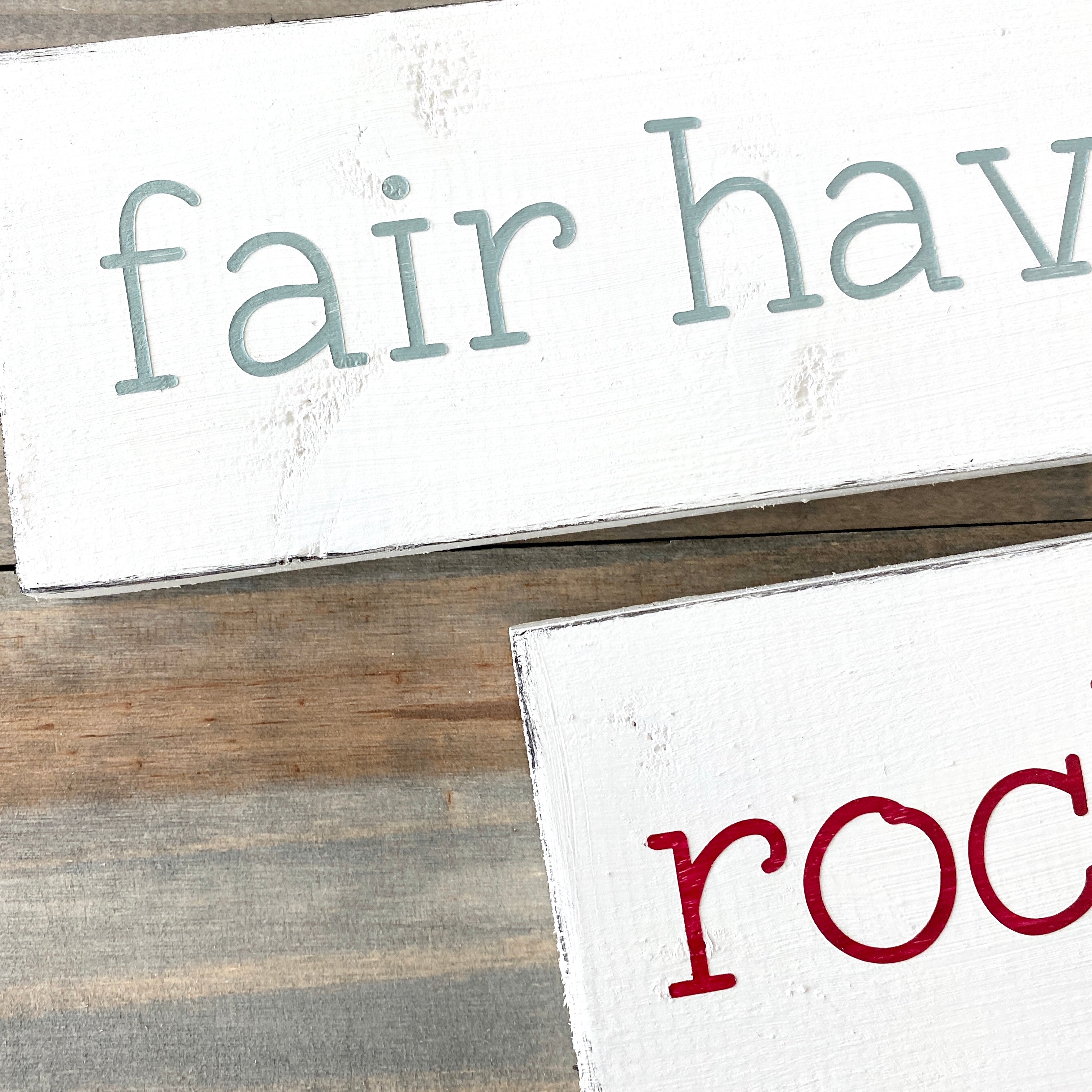 Small Location Word Sign