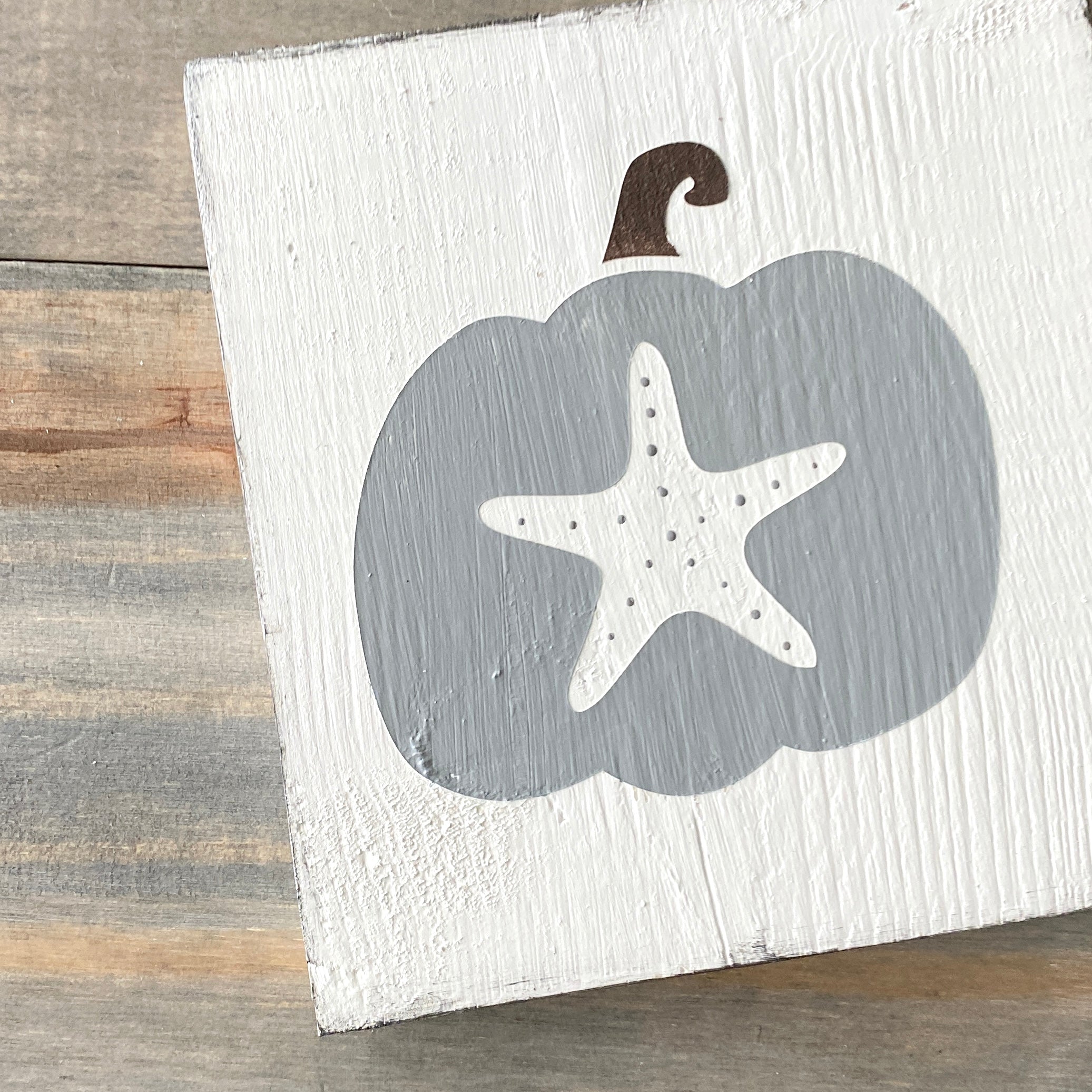 Starfish Pumpkin, 6 x 6in
