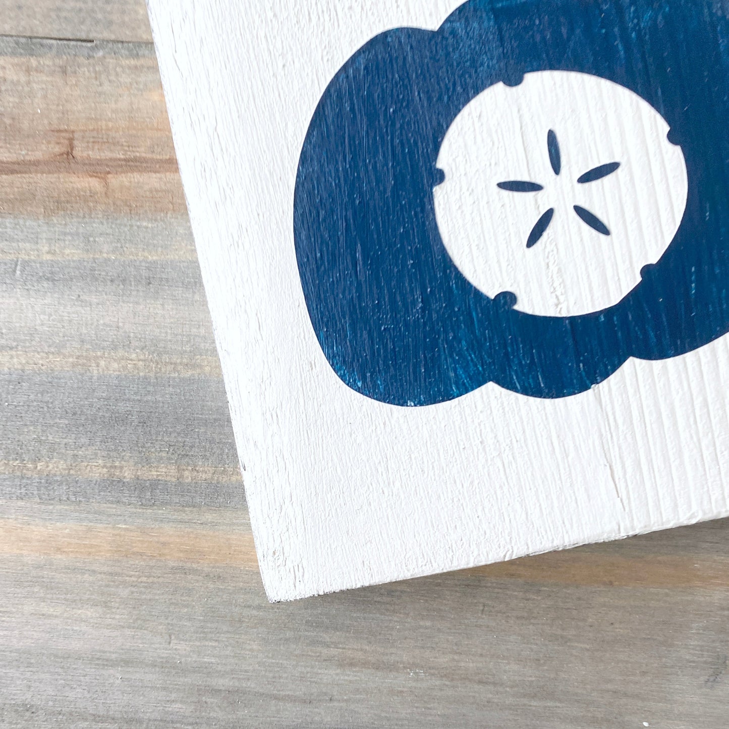 Sand Dollar Pumpkin Sign, 6 x 5.5in