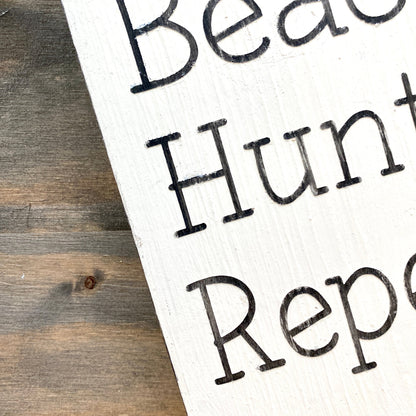 Coffee Beach Hunt Sea Glass Repeat