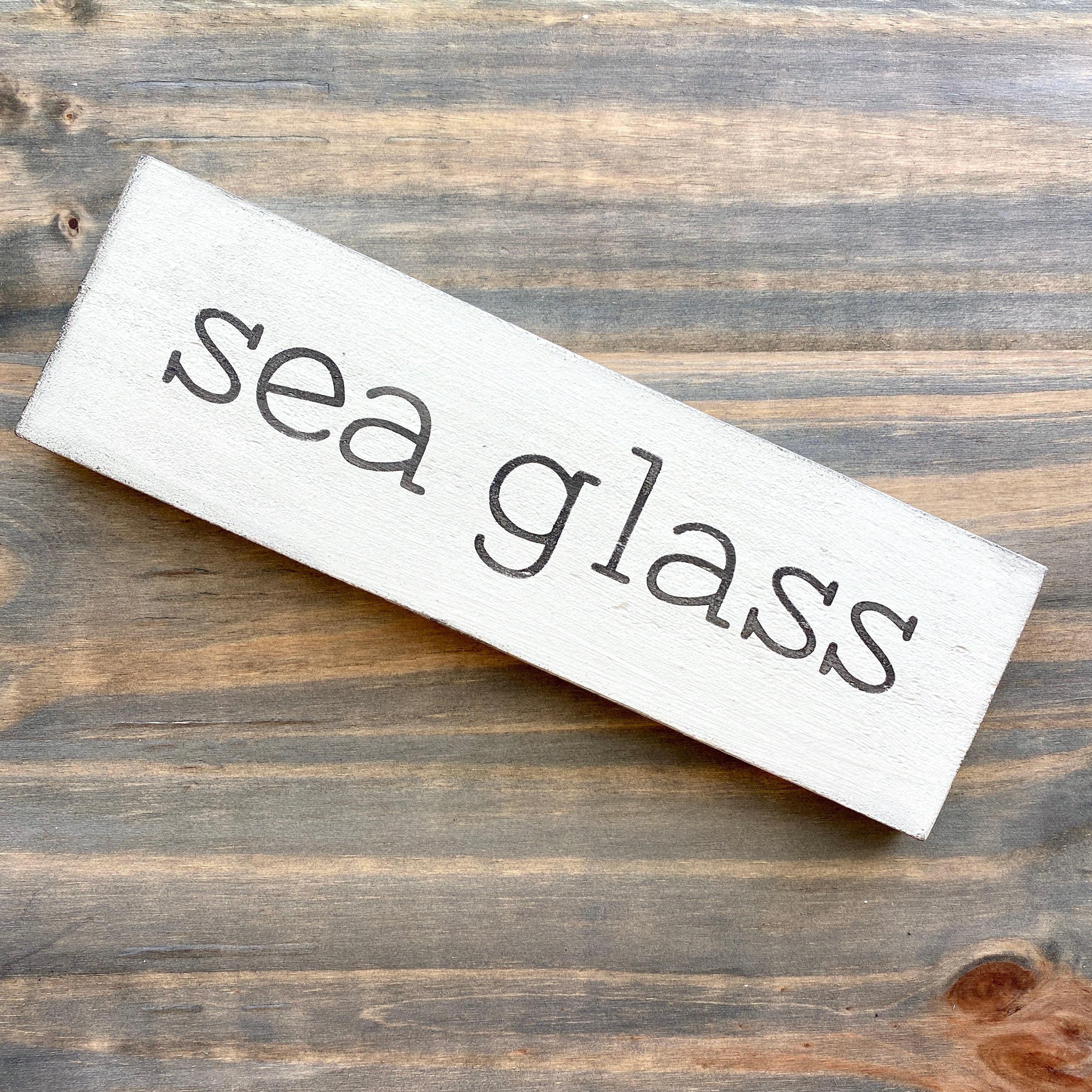 Sea Glass Sign