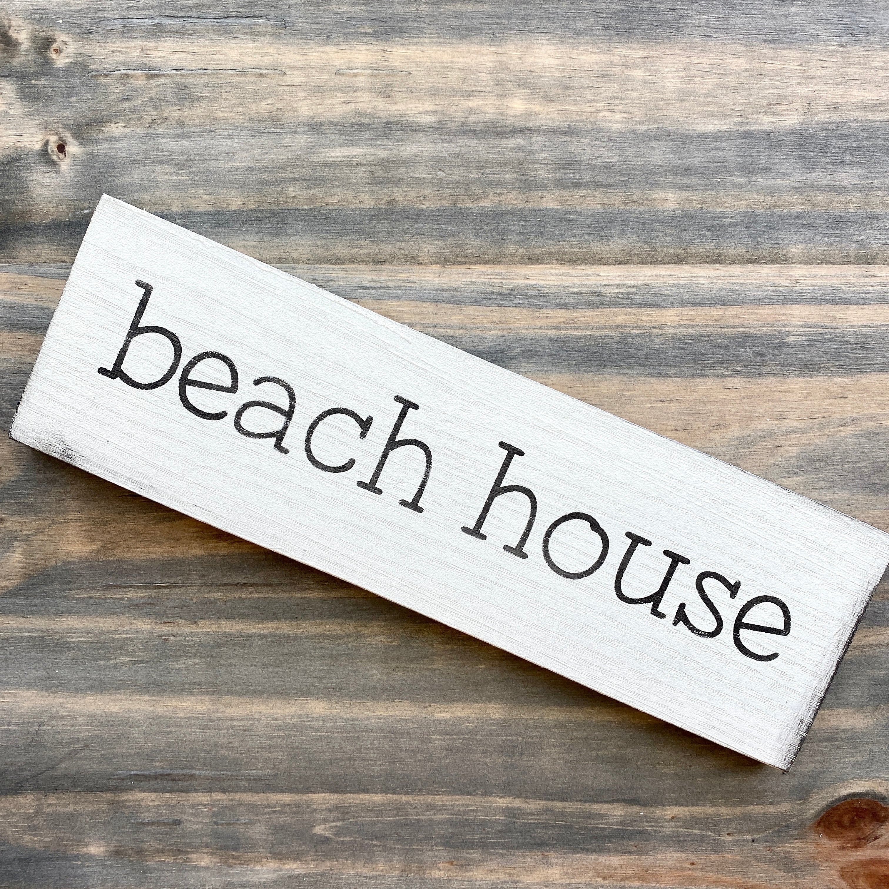 Small Beach House Sign