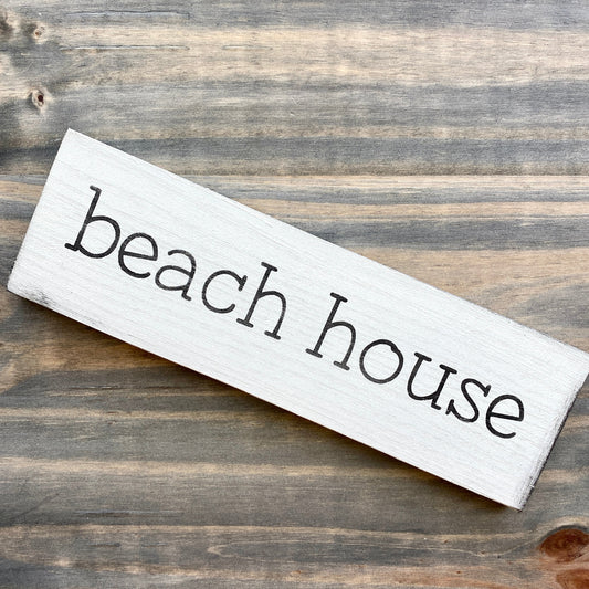 Small Beach House Sign