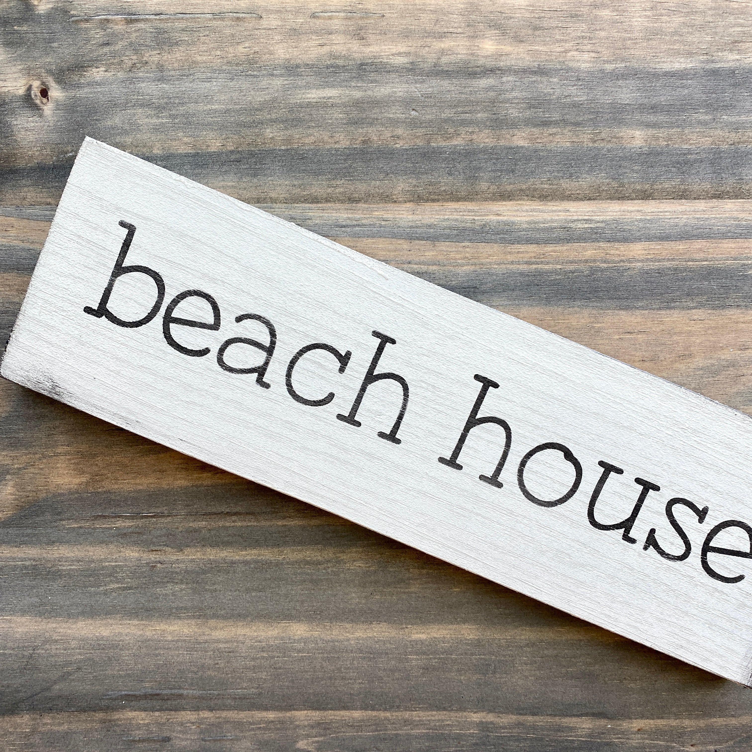 Small Beach House Sign