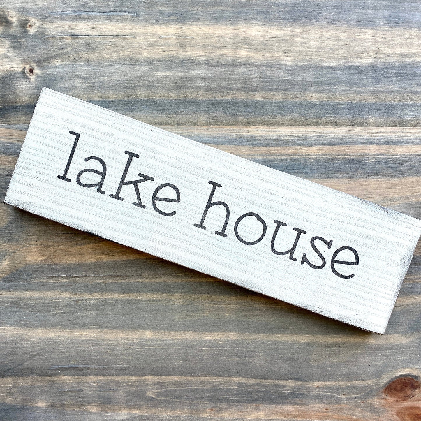 Small Lake House Sign