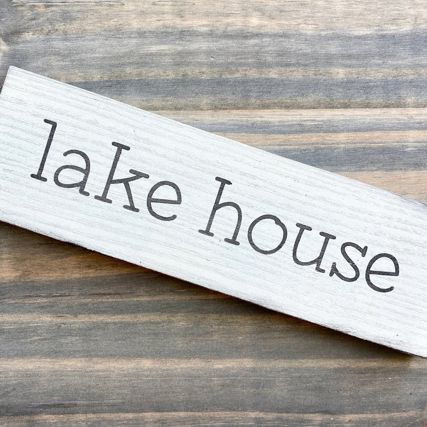 Small Lake House Sign