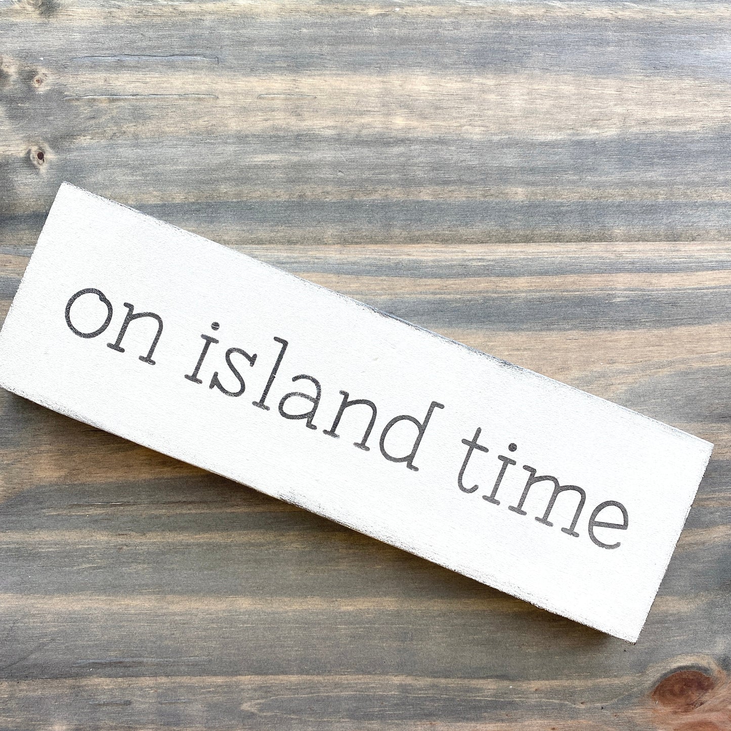 On Island Time Sign