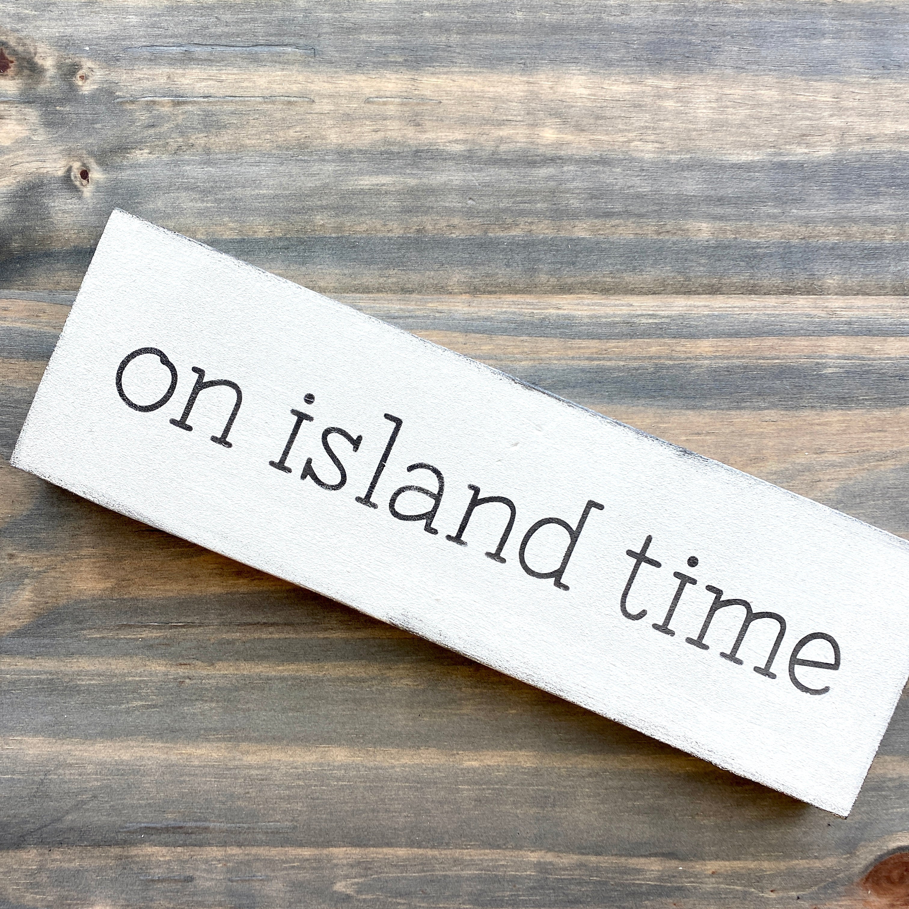 On Island Time Sign