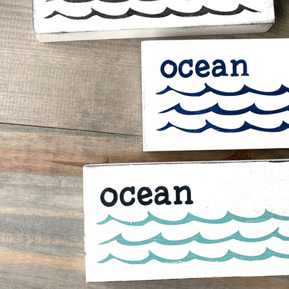 Ocean Waves Sign