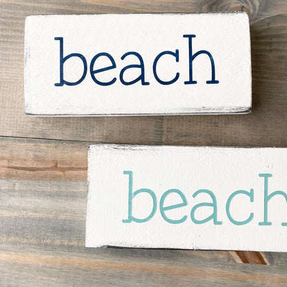 Small Beach Sign