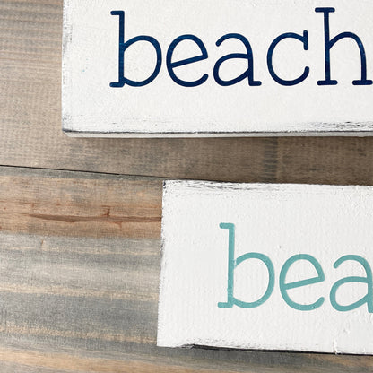 Small Beach Sign