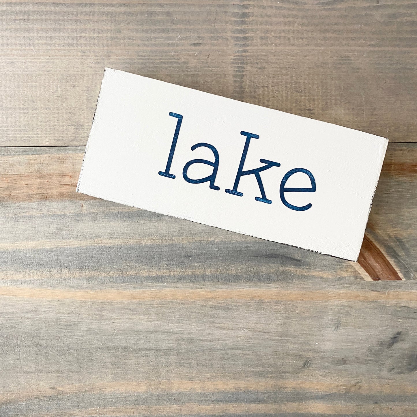 Small Lake Sign
