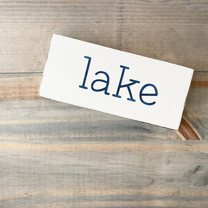 Small Lake Sign