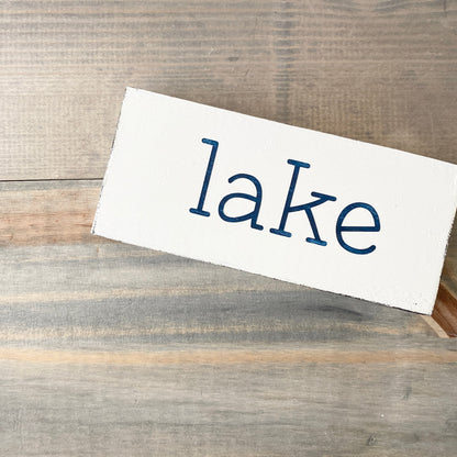 Small Lake Sign