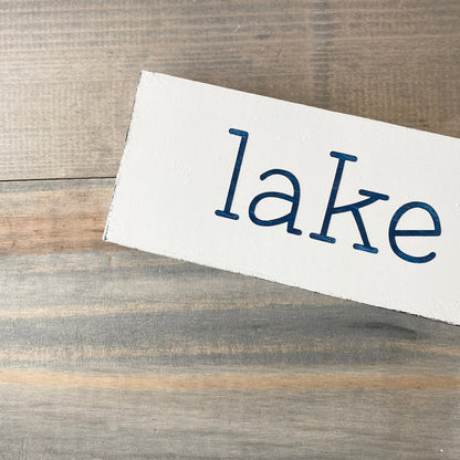 Small Lake Sign