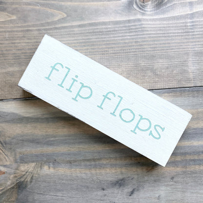 Flip Flop Word Sign