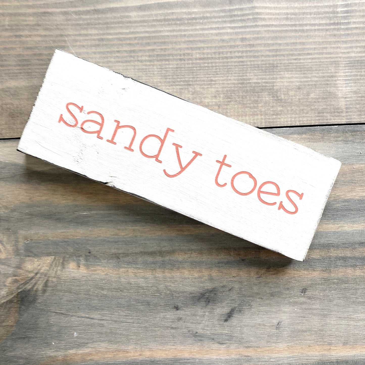 Sandy Toes Sign