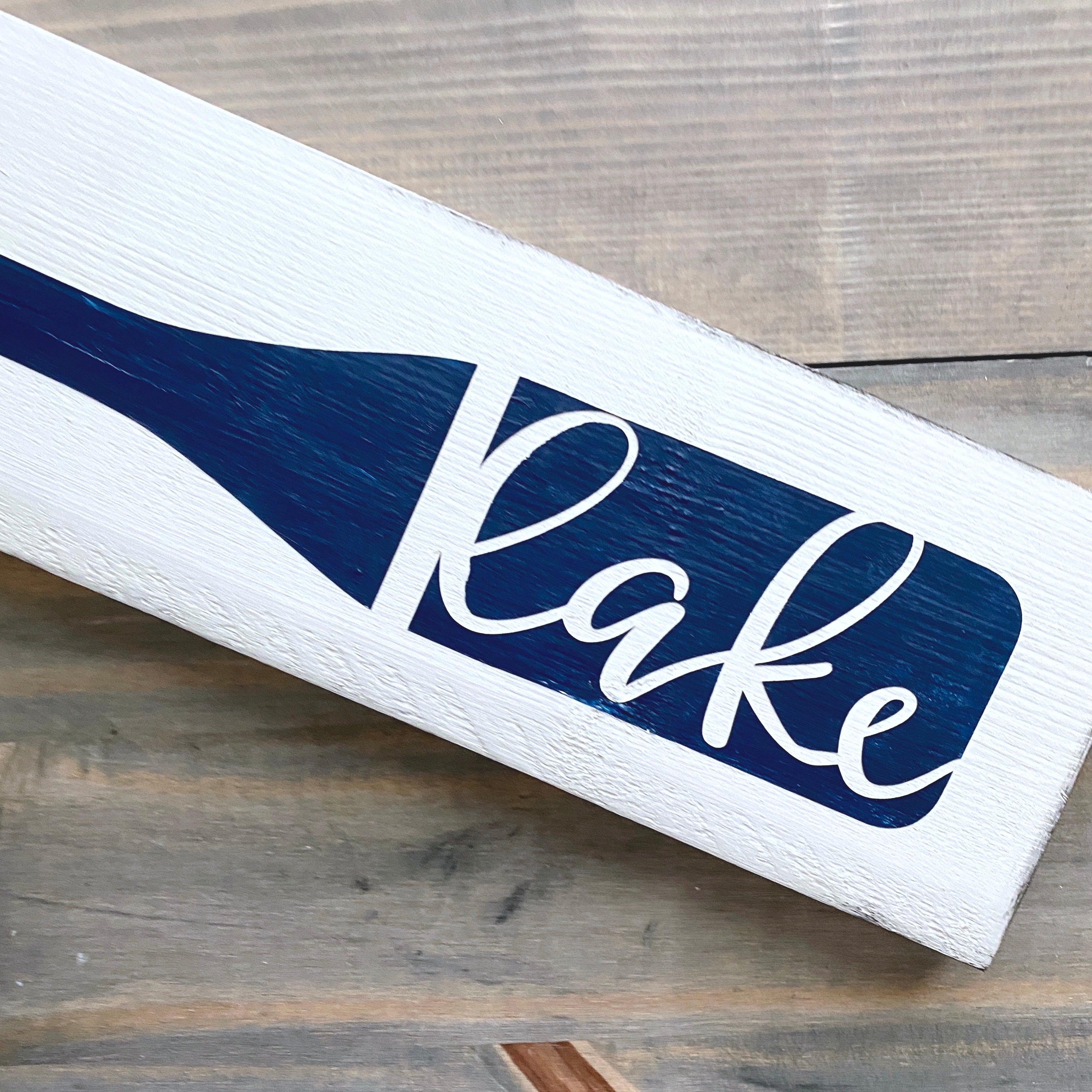 Lake Boat Oar Sign