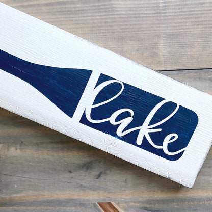 Lake Boat Oar Sign
