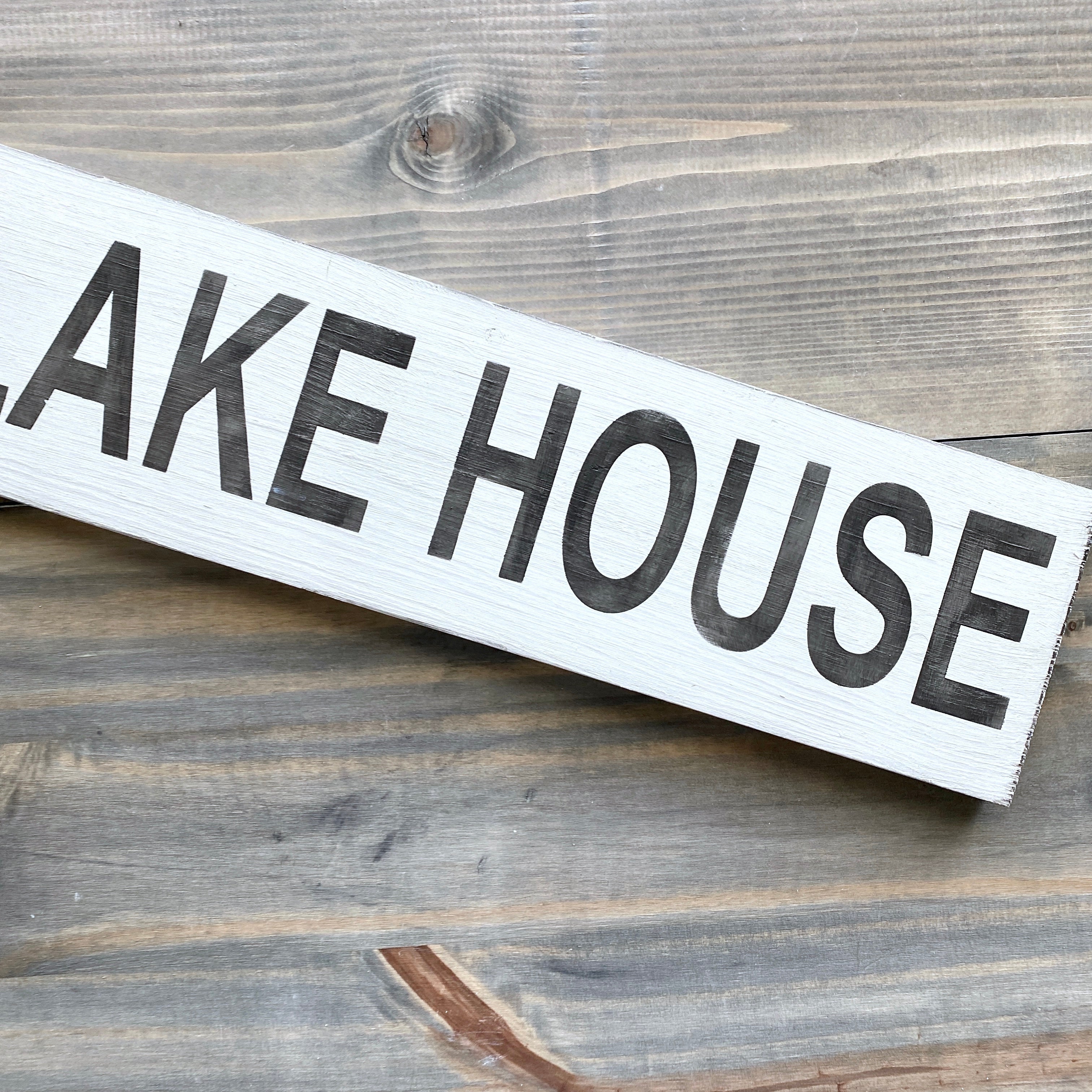 Lake House Sign