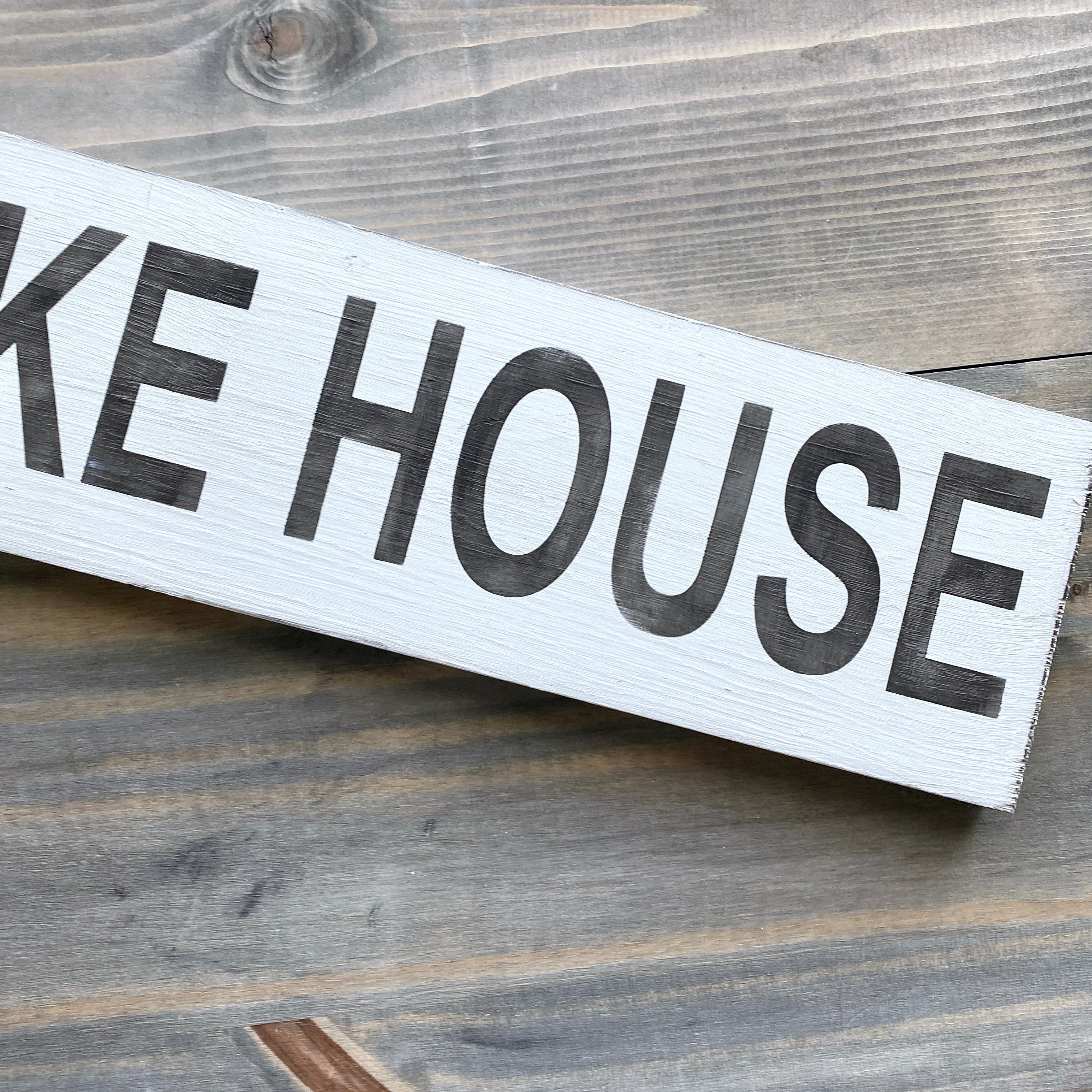 Lake House Sign