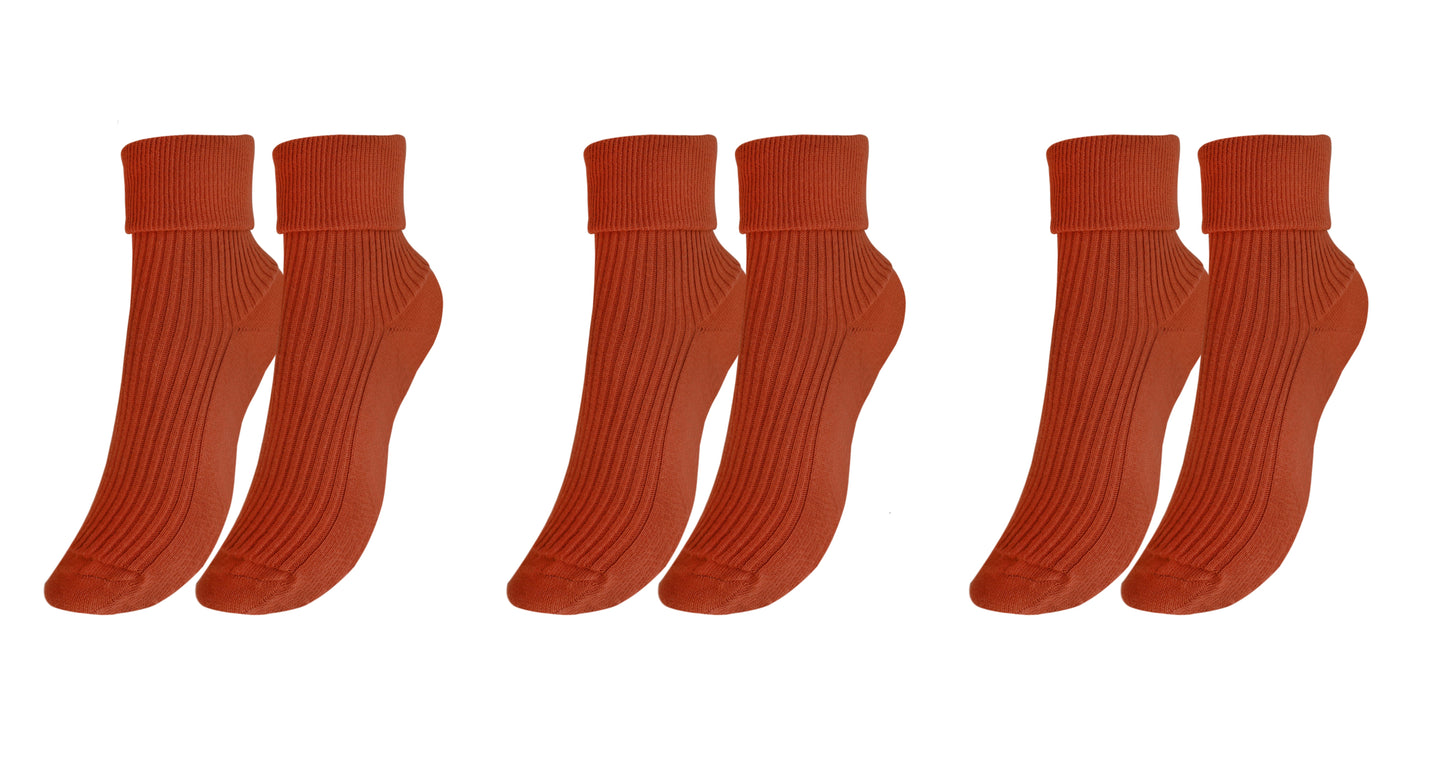 tittimitti®100% Organic Combed Cotton Luxury Women's Socks 3-Pack. Made in Italy.