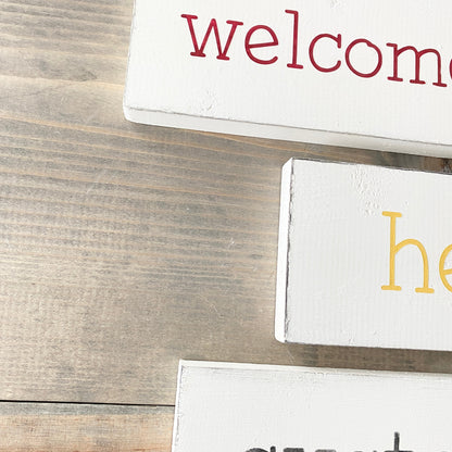 CUSTOM Small Word Sign