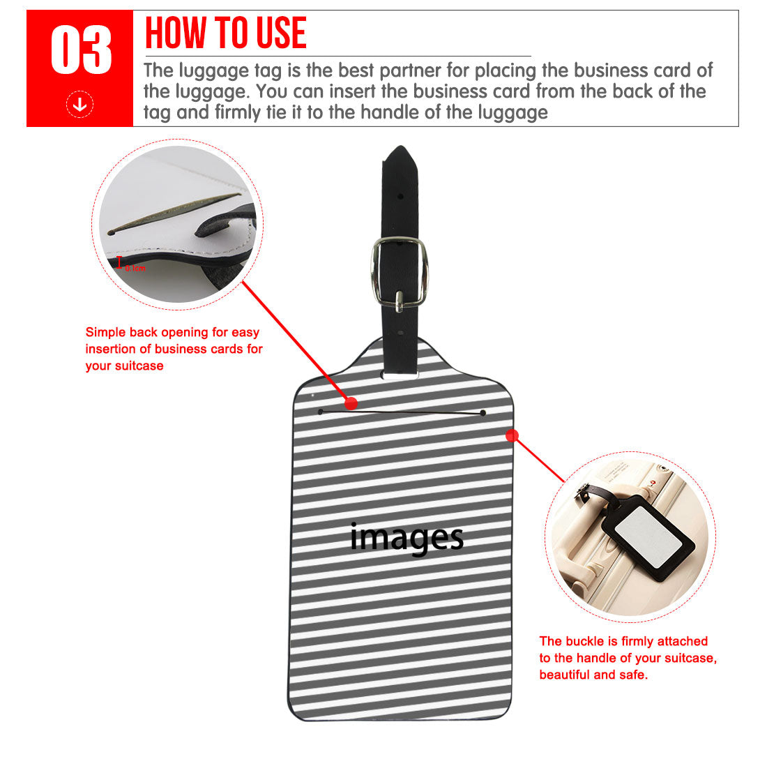 Custom Luggage Tags Boarding Card Fashion Travel Suitcases Tags