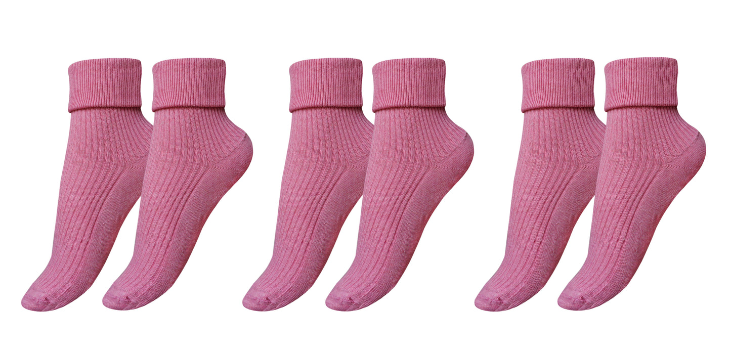 tittimitti®100% Organic Combed Cotton Luxury Women's Socks 3-Pack. Made in Italy.