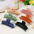 6 Pack Big Claw Clips 4.3 Inch Giant Matte Hair Claw Clips For Women and Girls 6 Color Large Jaw Hair Clips Strong Hold