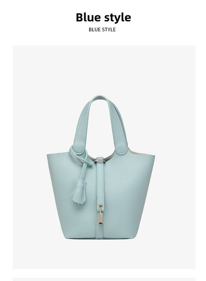 Bucket bag niche design vegetable basket women's bag senior sense small handbag fashion commuter crossbody bag texture bag