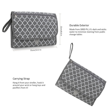 Baby changing diaper pad mother and baby travel portable waterproof diaper pad multifunctional wet wipes bag mommy bag accessories