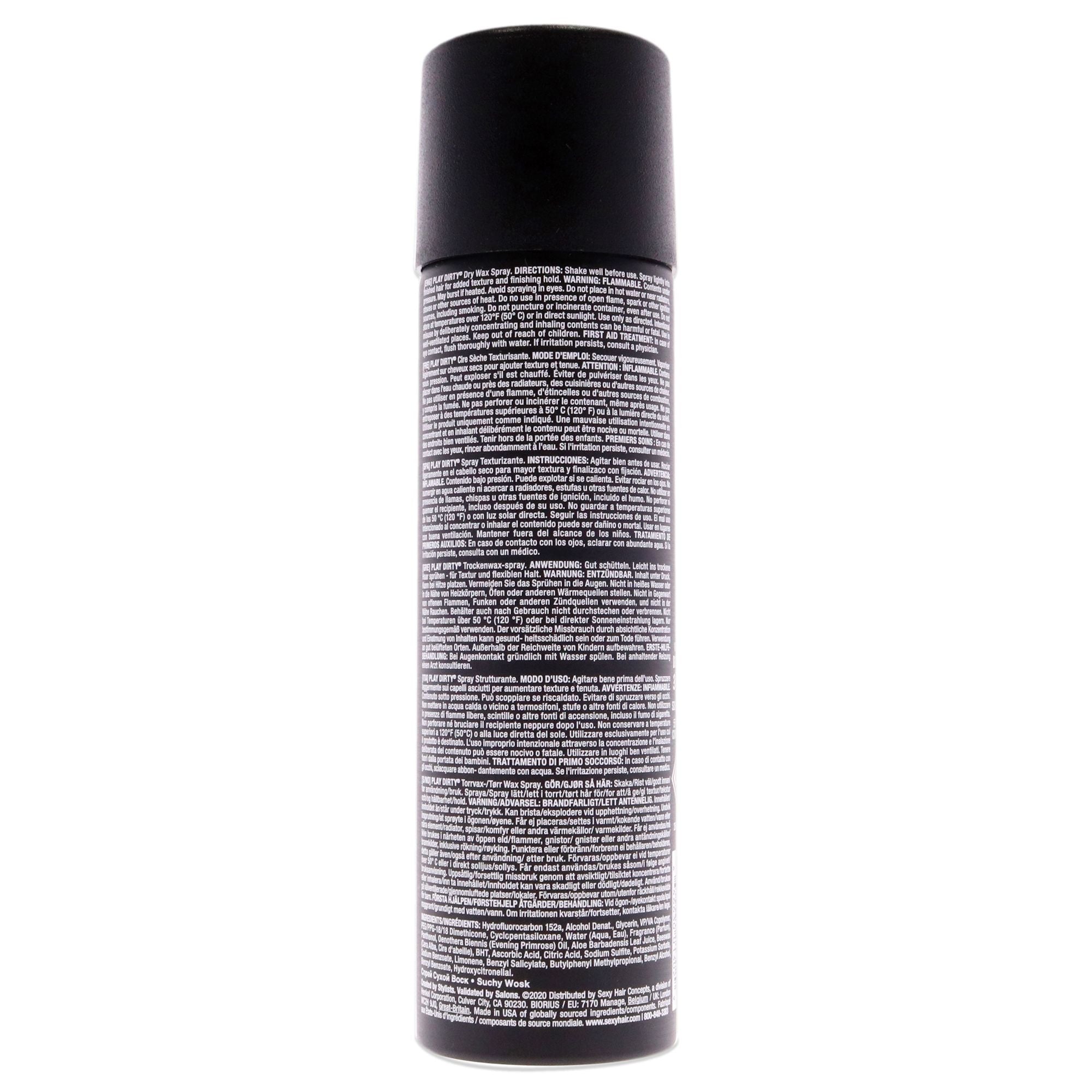 Style Sexy Hair Play Dirty Dry Wax Spray by Sexy Hair for Unisex - 4.8 oz Spray