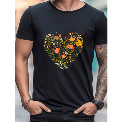 Celebrate in Style with This 100% Cotton Men's Valentine's Day Tee