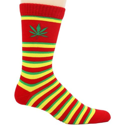 Hazy Weed Crew Socks