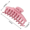 6 Pack Big Claw Clips 4.3 Inch Giant Matte Hair Claw Clips For Women and Girls 6 Color Large Jaw Hair Clips Strong Hold