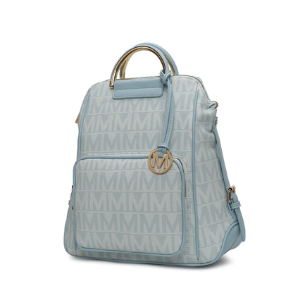 MKF Collection Cora Milan M Signature Trendy Backpack by Mia k